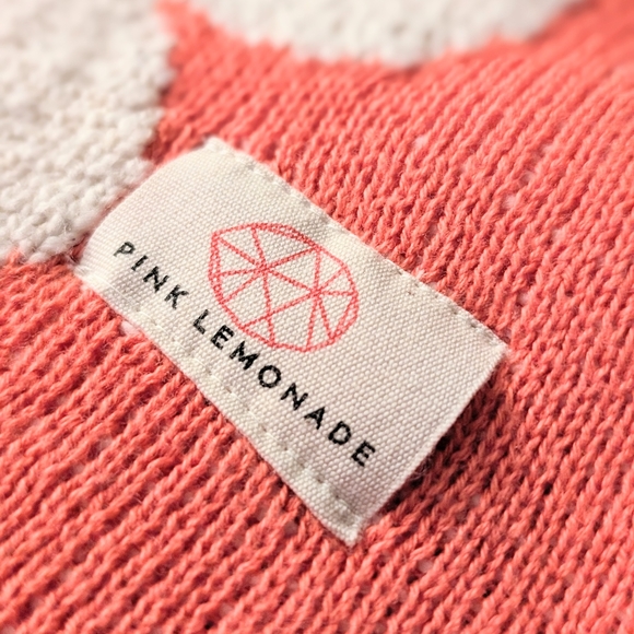 Pink Lemonade Crimson Thick Thin Flower Blanket - Picture 3 of 3